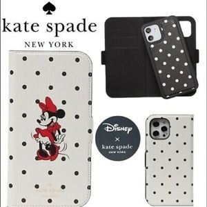 Kate Spade X Disney Minnie Mouse Polka Dot IPhone 13 Pro Max Wallet Case
